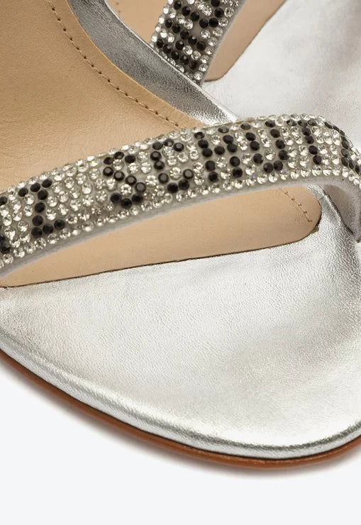 Sandalias Pedraria Logo Tacón