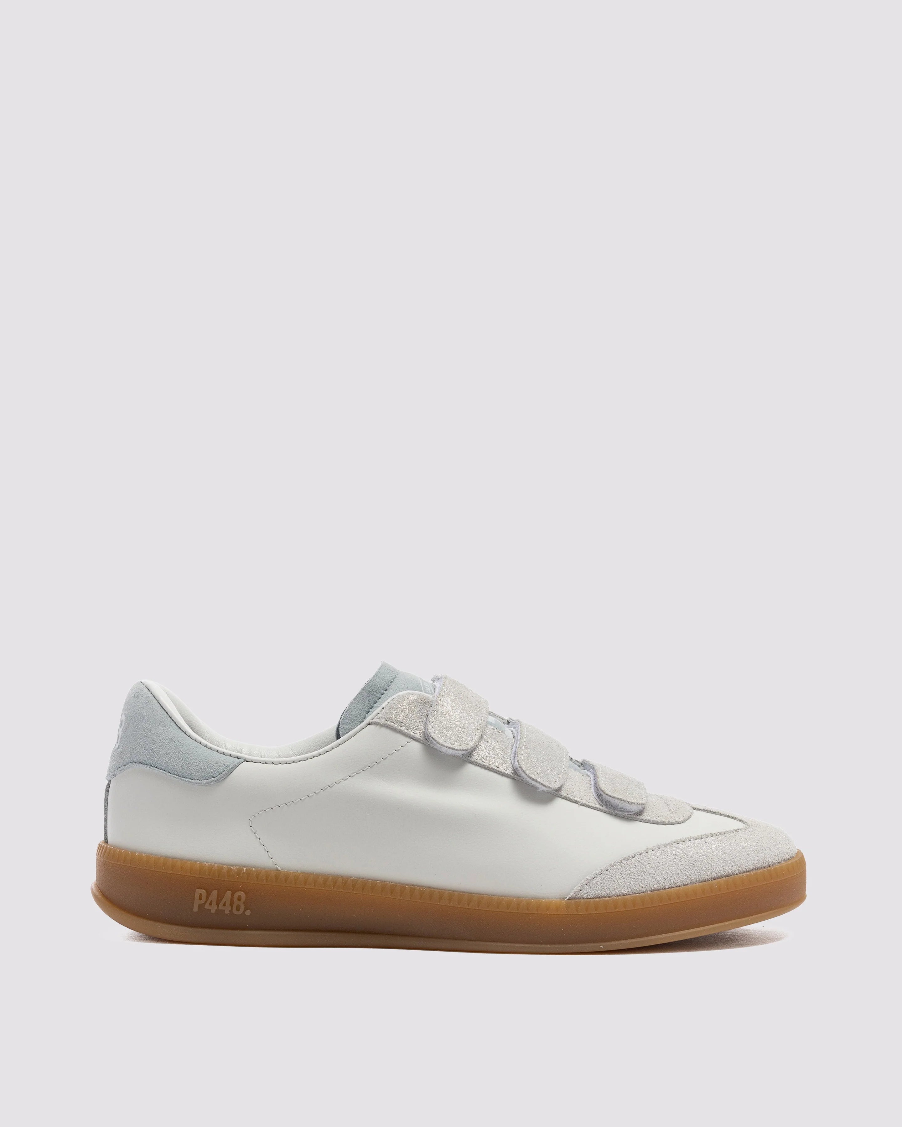 Zapatilla Monza Velcro Baby Blue Mujer