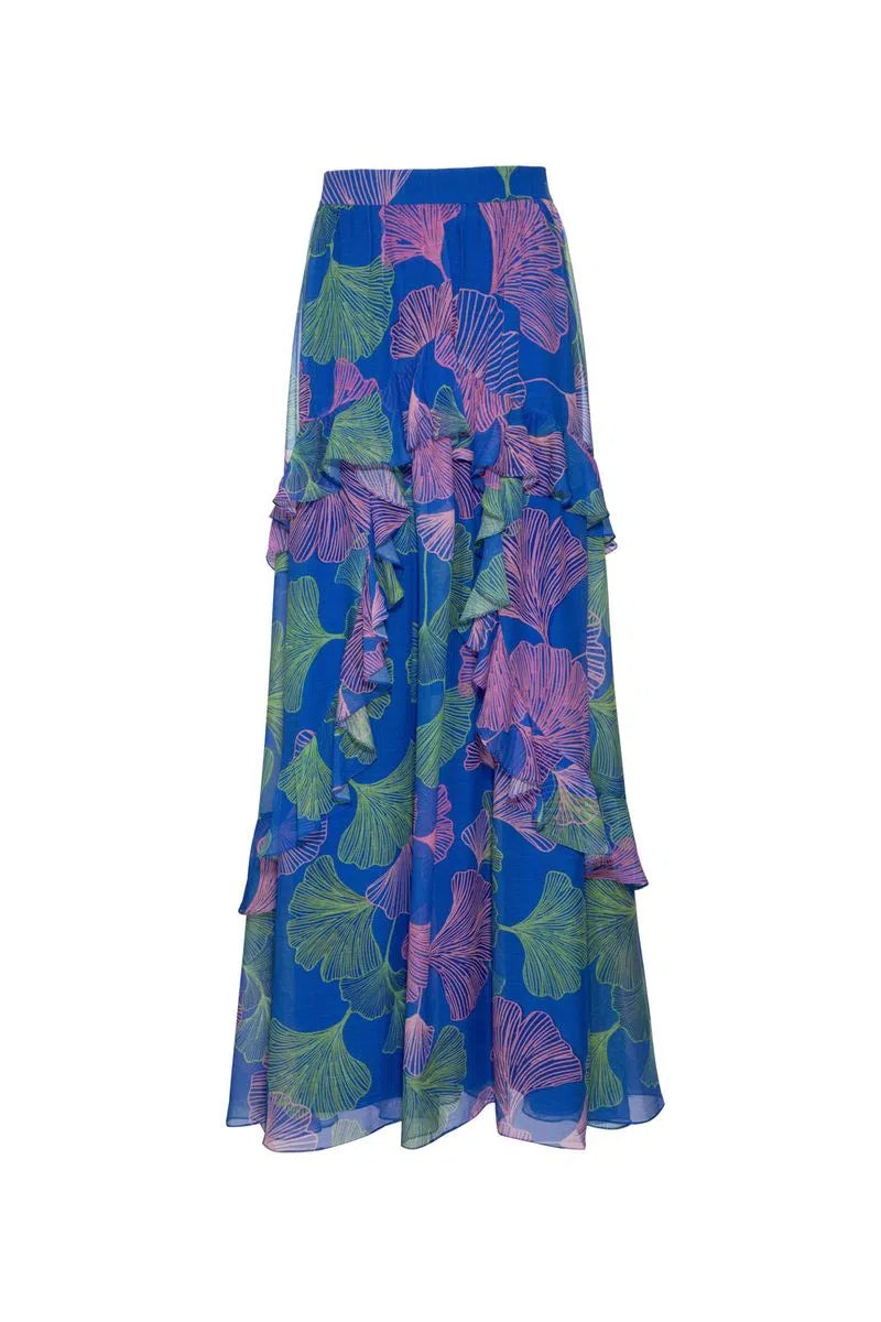 Falda Maxi Memory Leaves