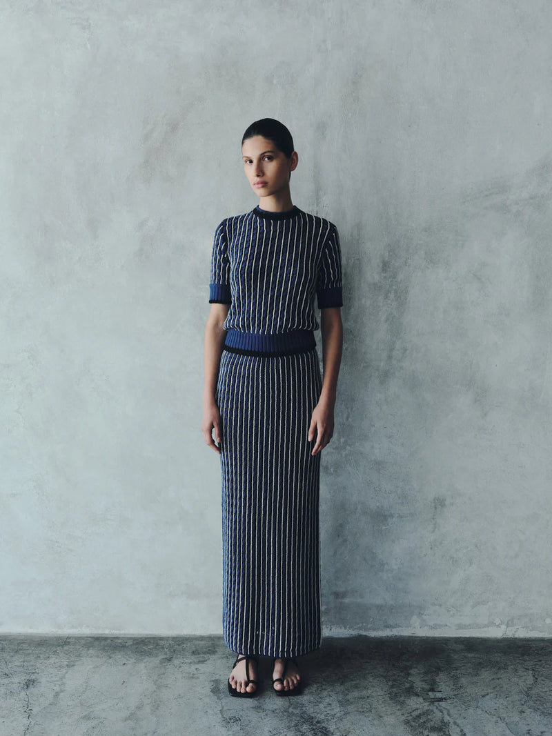 Midi Falda Apu Electric Blue