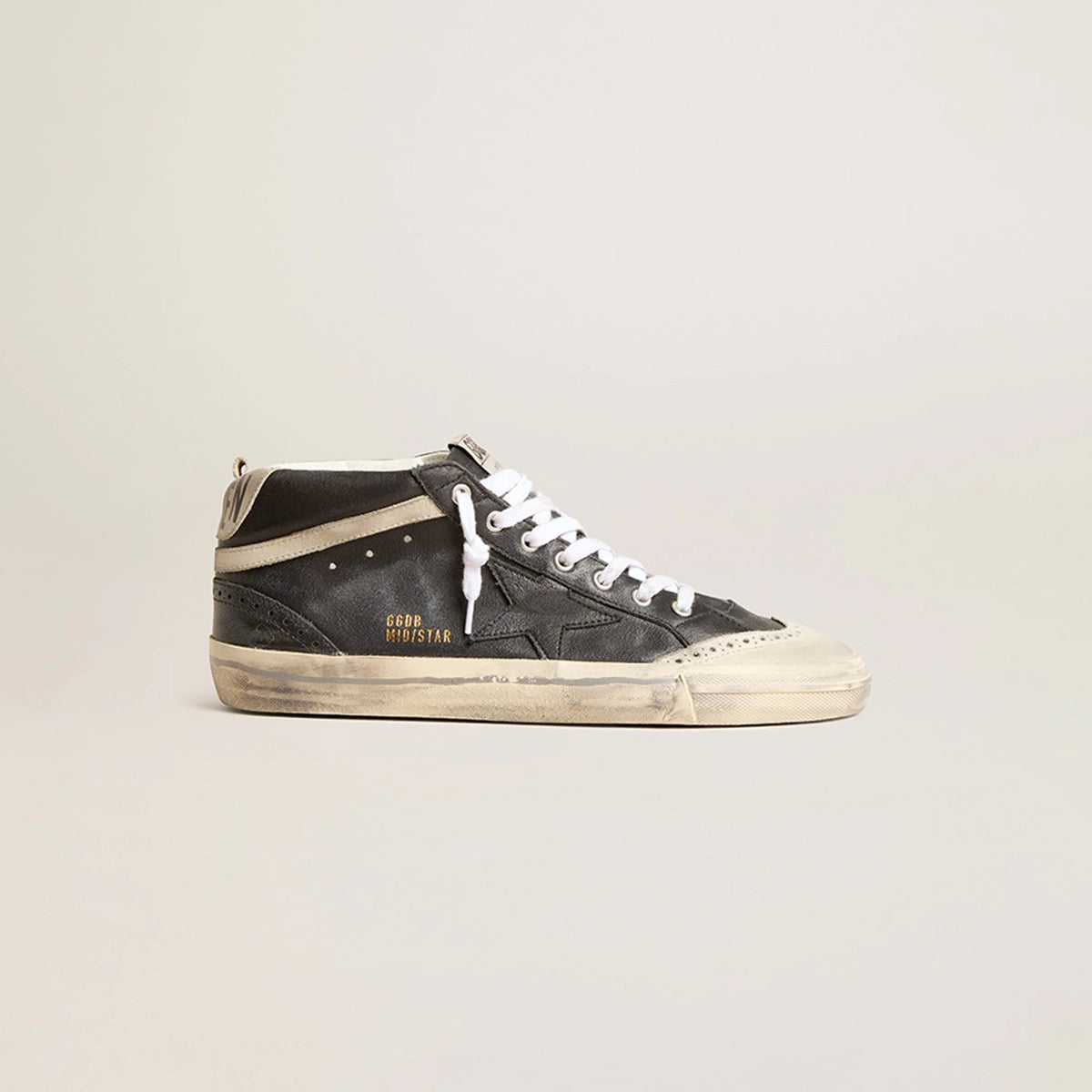 Zapatillas Golden Goose Mid Star Nabuk Wave Leather Star Hombre
