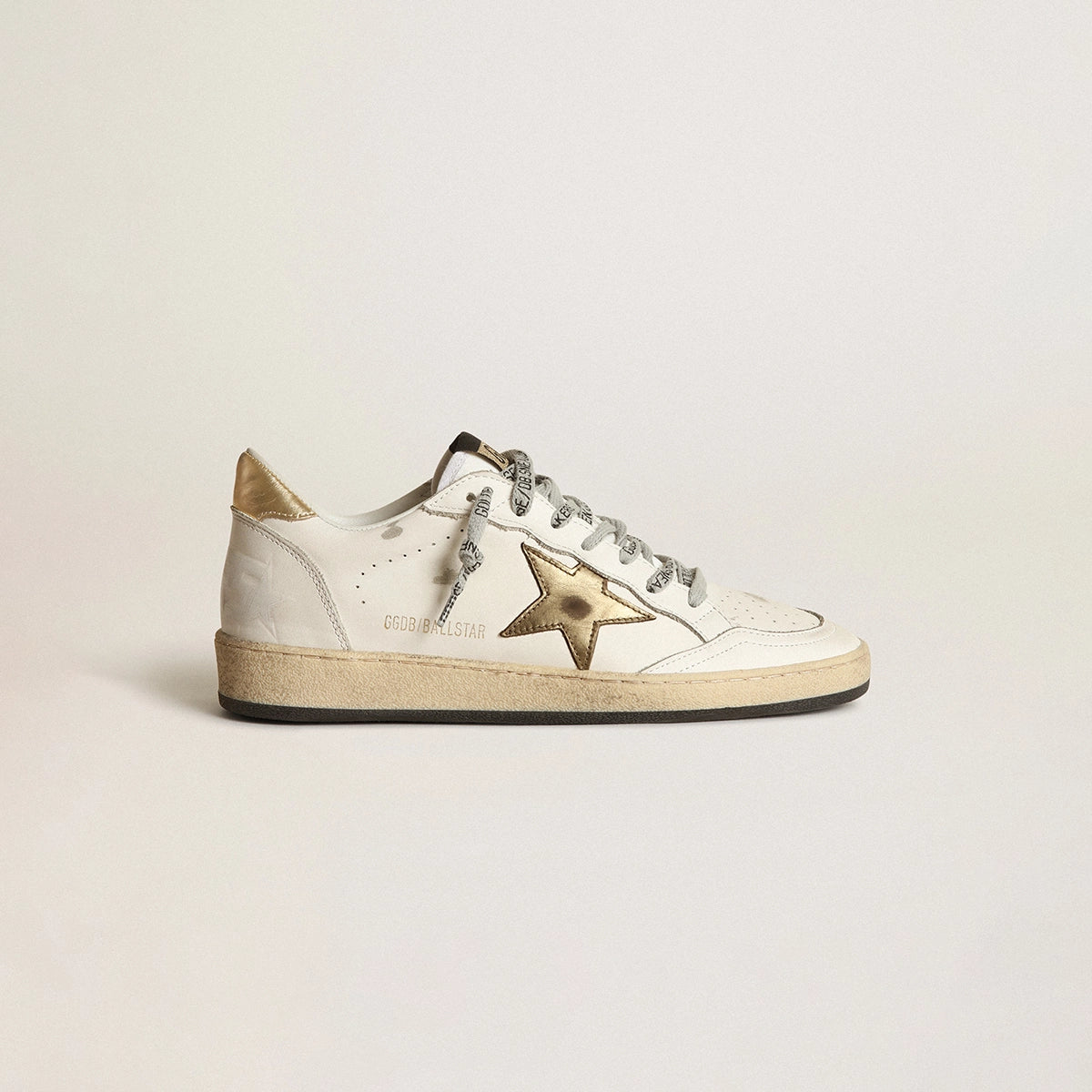 Zapatillas Golden Goose Ballstar Leather  Laminated Star And Heel Mujer