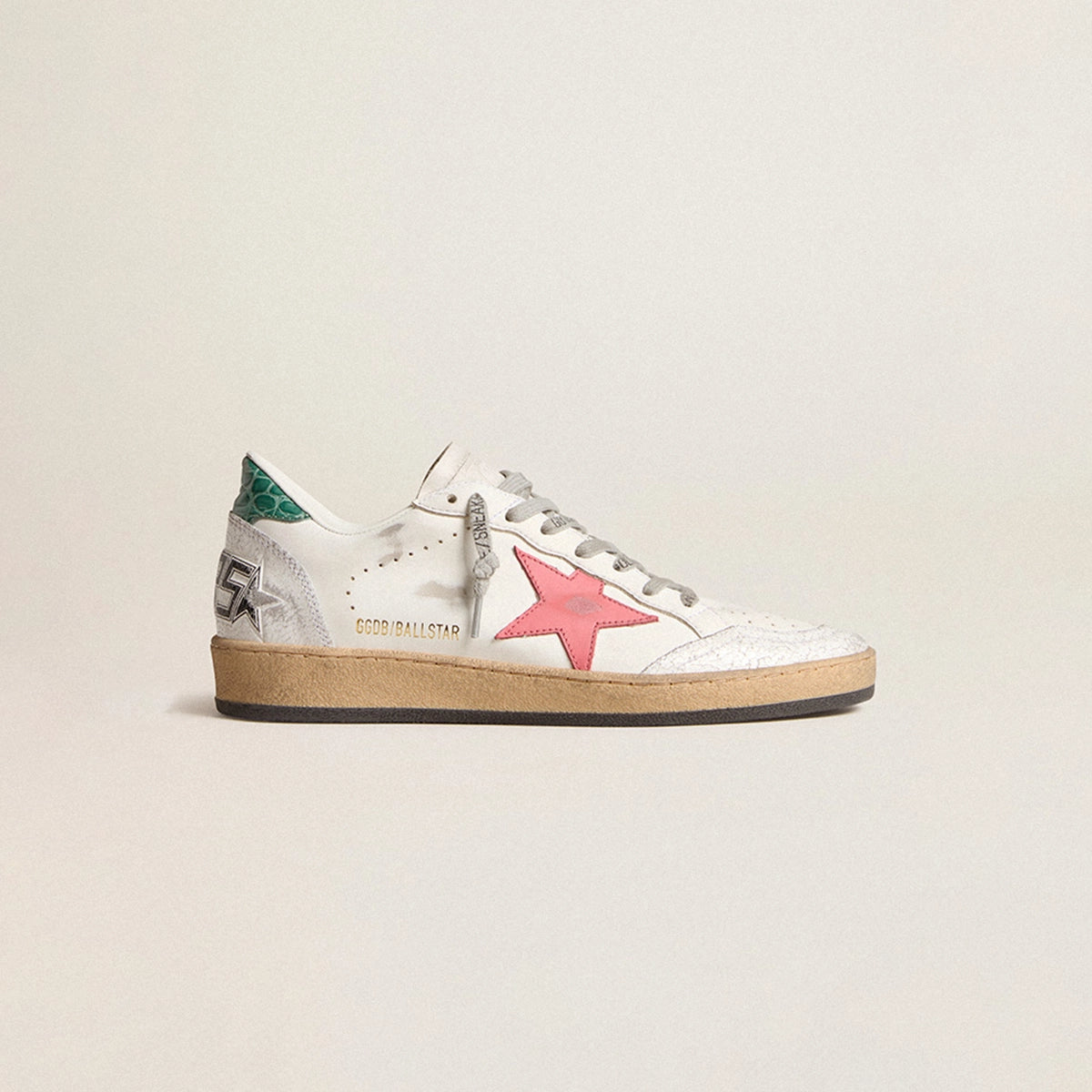 Zapatillas Golden Goose Ballstar Leath Star Crack Spr Coco Printed Mujer