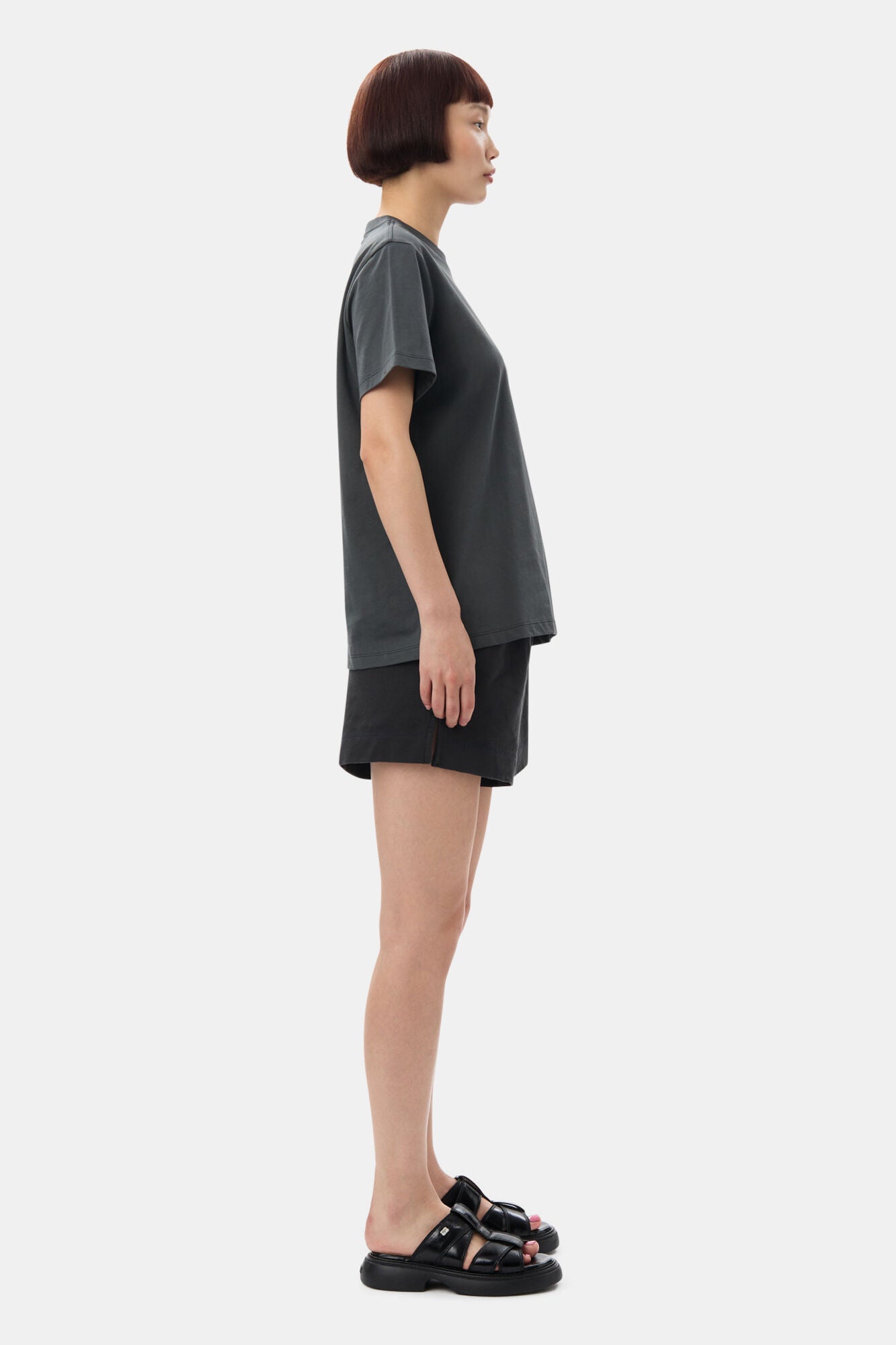 Camiseta Basic Jersey Ganni Relaxed