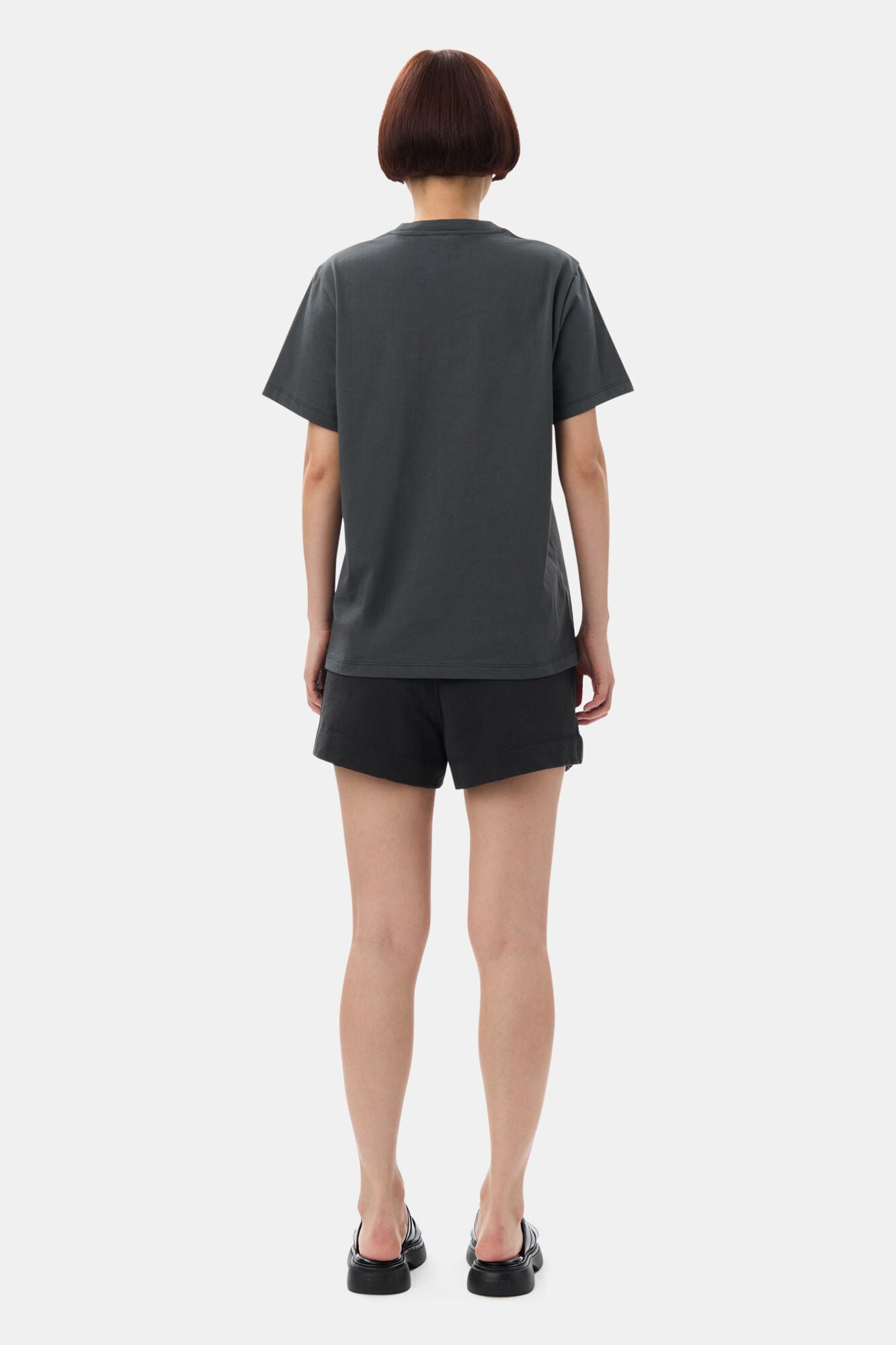 Camiseta Basic Jersey Ganni Relaxed