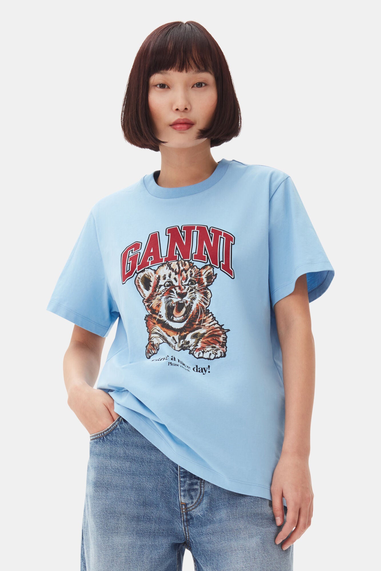 Camiseta Basic Jersey Tiger Relaxed
