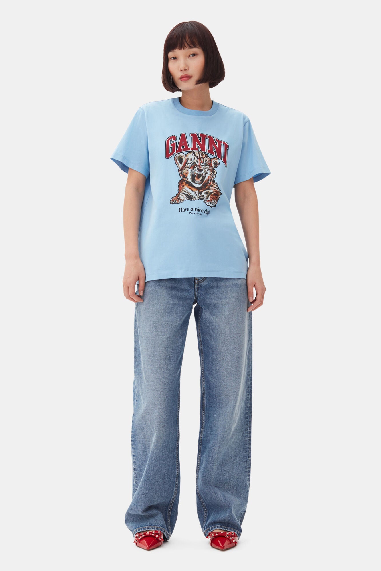 Camiseta Basic Jersey Tiger Relaxed
