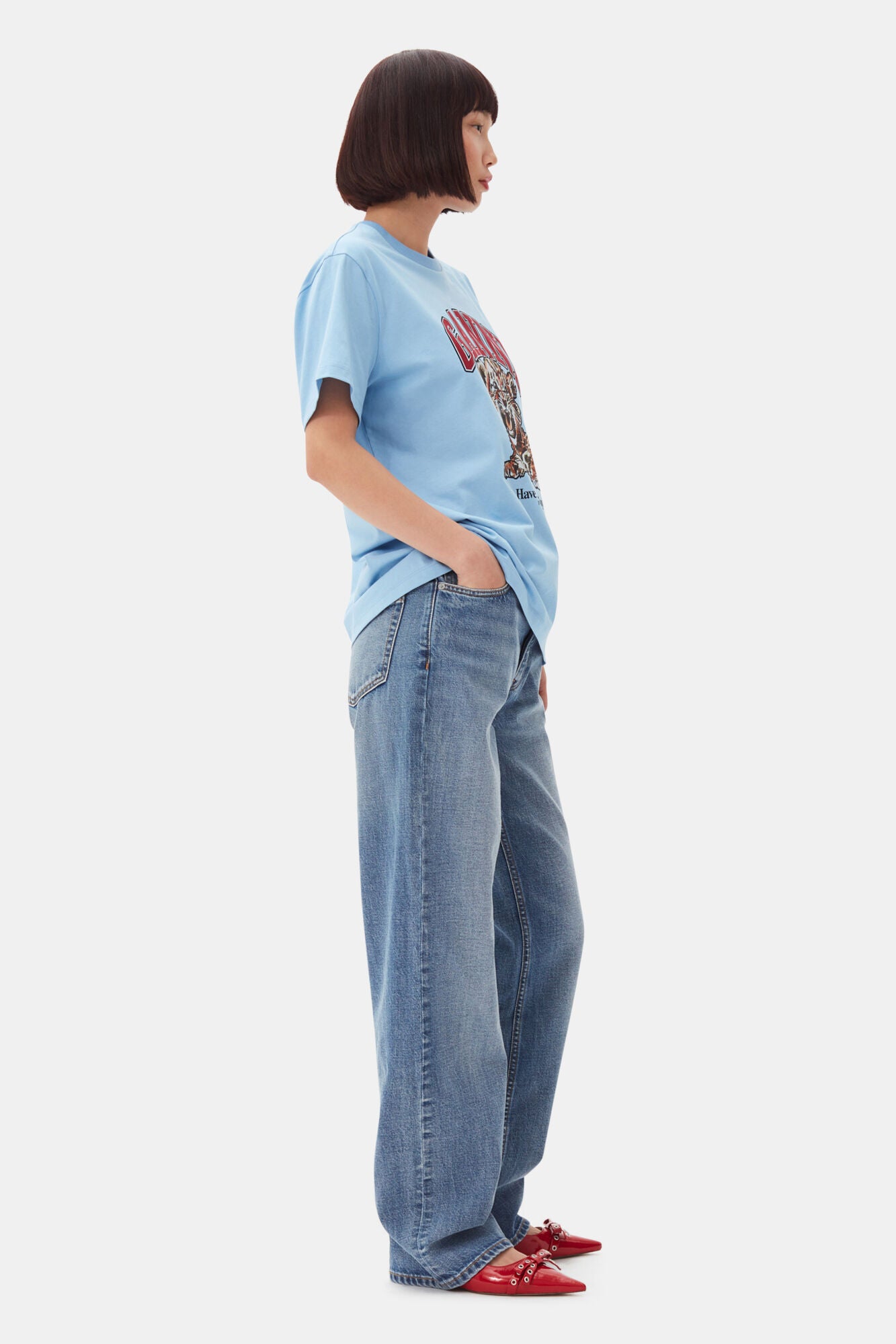 Camiseta Basic Jersey Tiger Relaxed