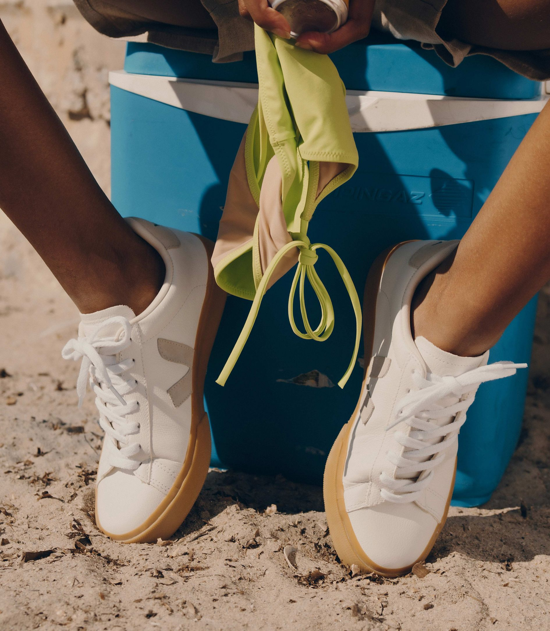 Zapatillas Veja De Mujer Campo Campo Leather Natural