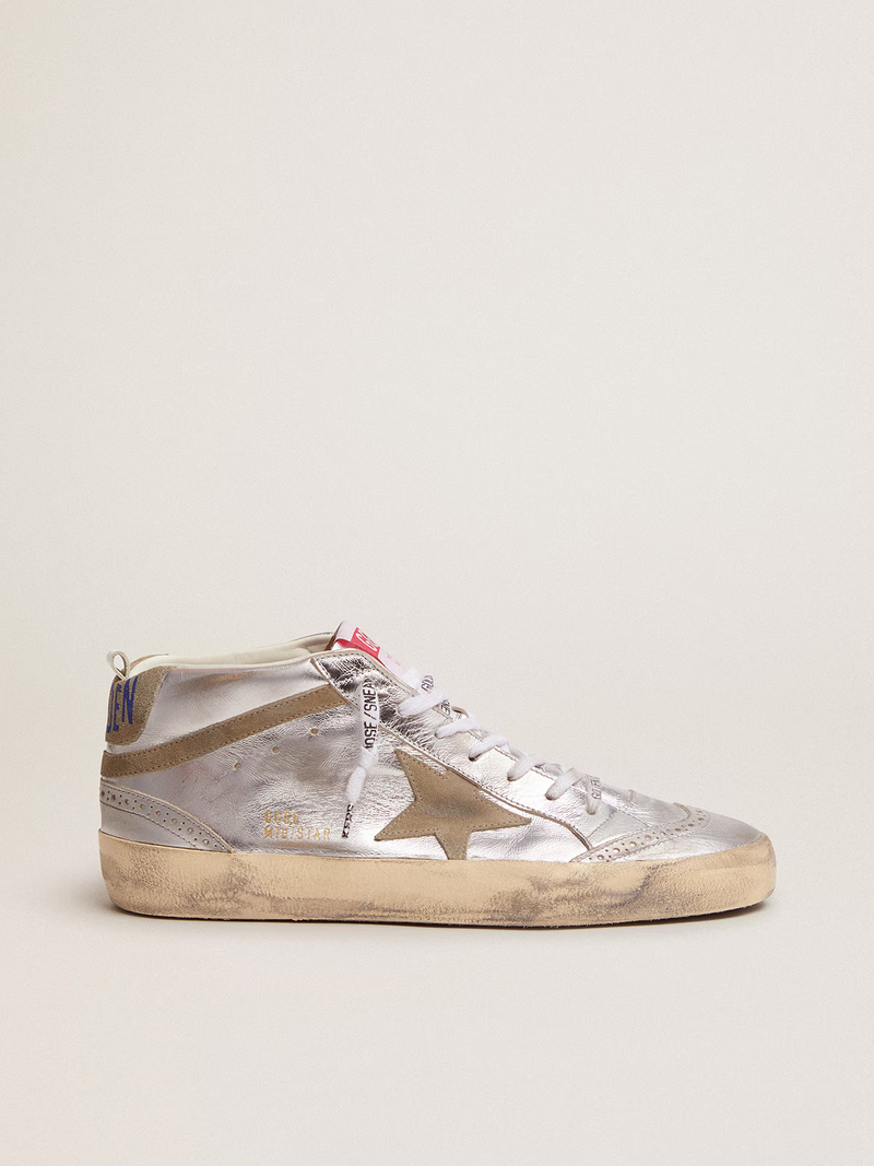Zapatillas Golden Goose Mid Star Laminated Upper Mujer