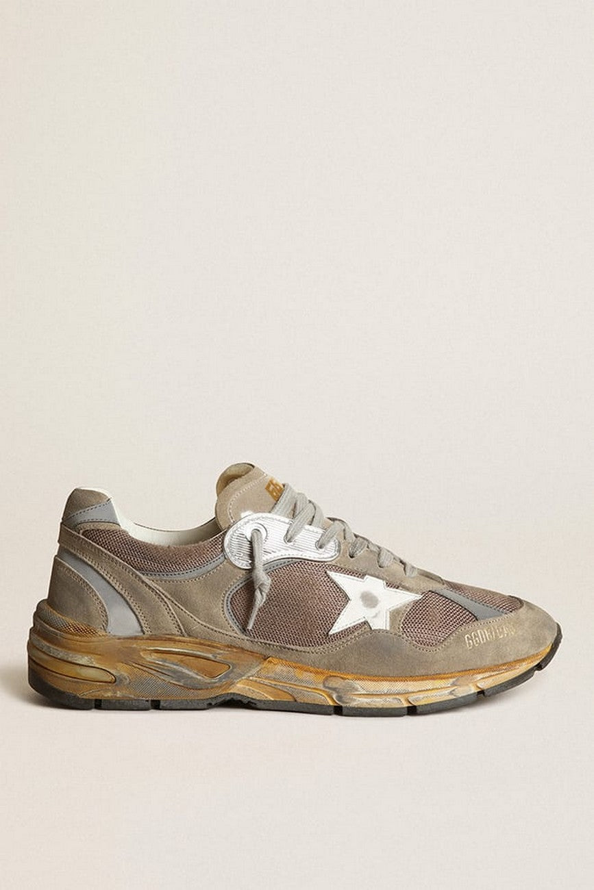 Zapatillas Golden Goose Dad Net And Suede Upper Leather Starnet hombre