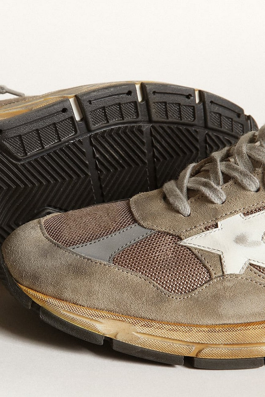 Zapatillas Golden Goose Dad Net And Suede Upper Leather Starnet hombre