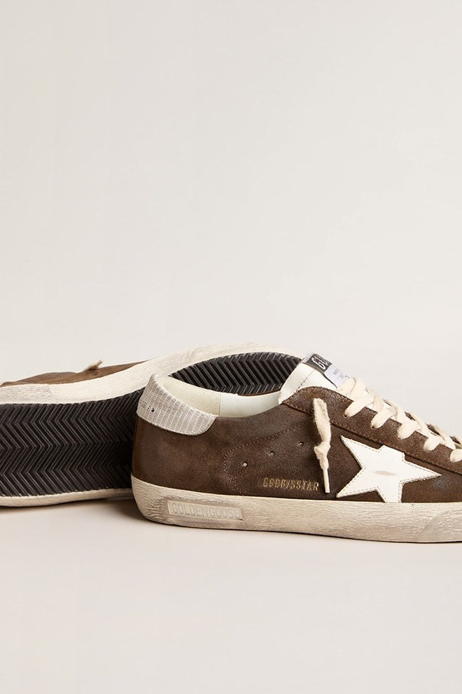 Zapatillas Golden Goose Super-Star List Suede Upper Leather Star Hombre