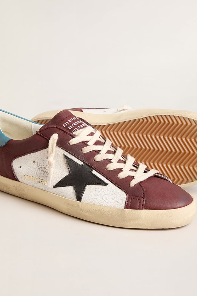 Zapatillas Golden Goose Super Star Crack And Leather Upper Leather Star Hombre