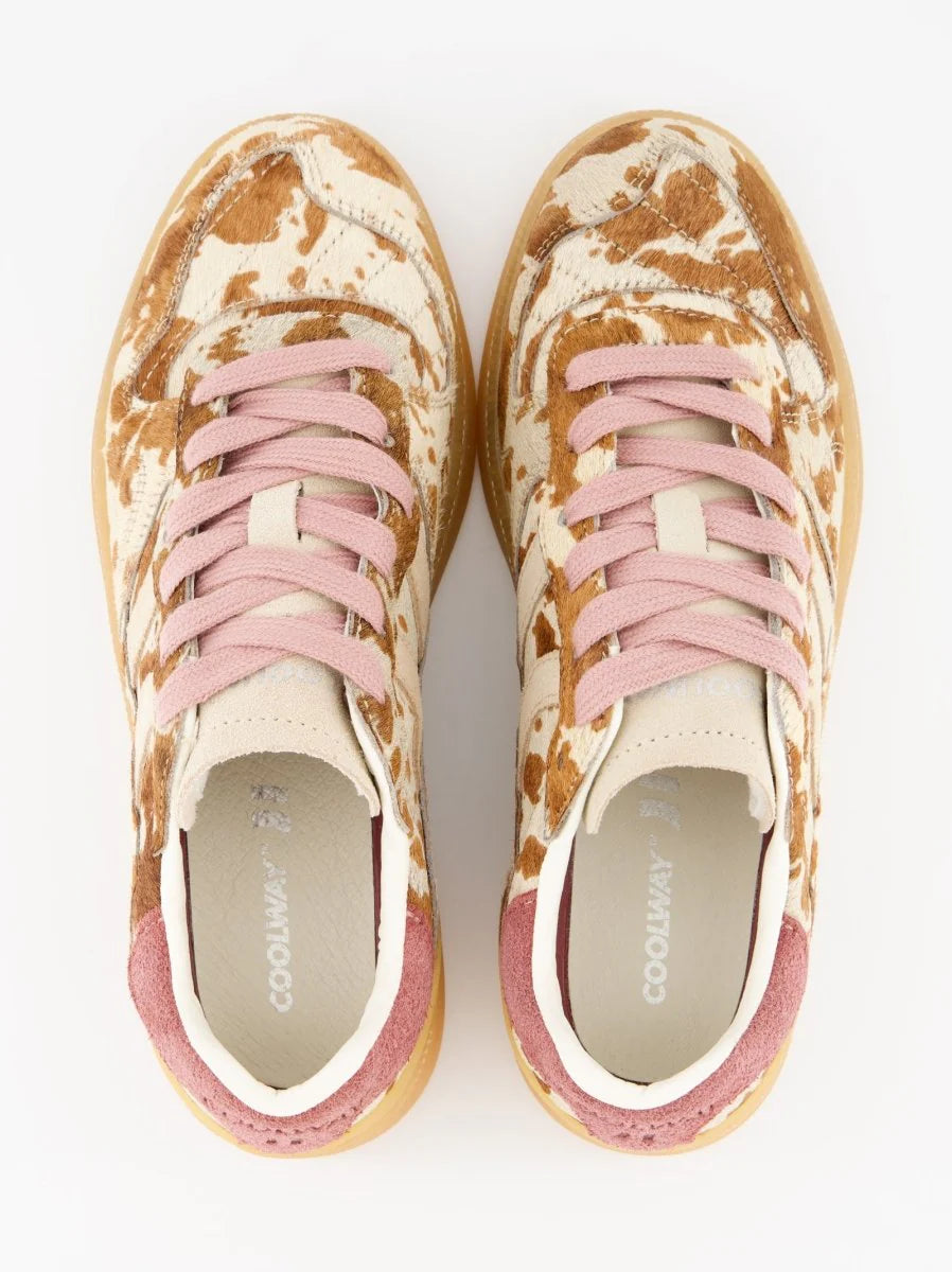 Zapatillas Coolway De Mujer Goal Moo Splash White