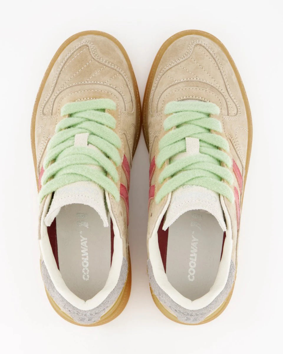 Zapatillas Coolway De Mujer Goal Cream Drift