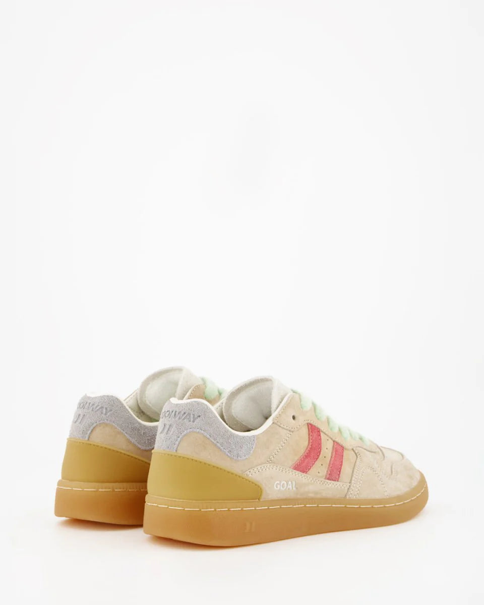 Zapatillas Coolway De Mujer Goal Cream Drift