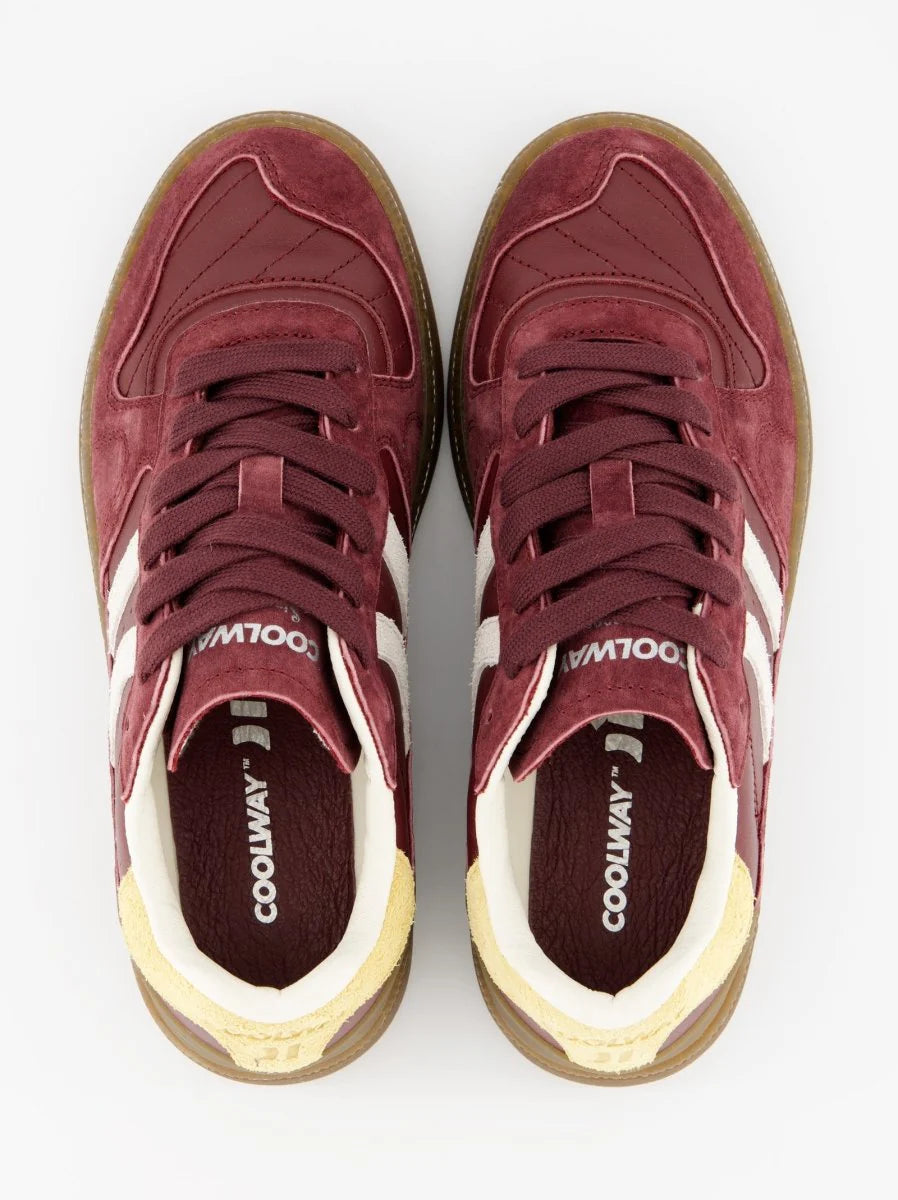 Zapatillas Coolway De Mujer Goal Deep Rouge