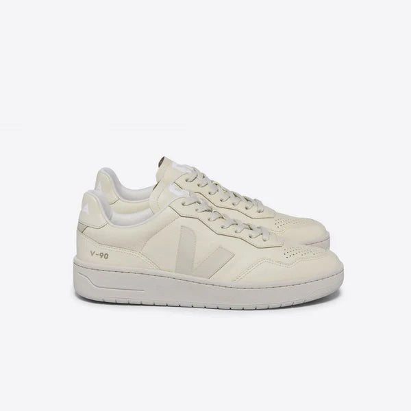 Zapatillas Veja V-90 Ot Leather Cashew Mujer