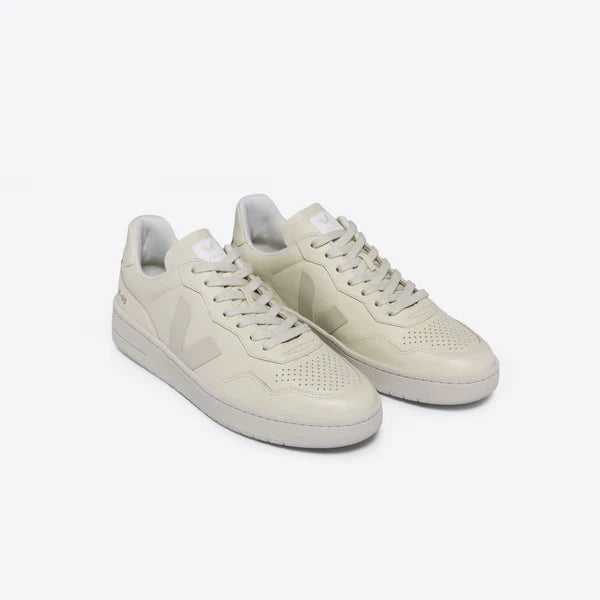 Zapatillas Veja V-90 Ot Leather Cashew Mujer