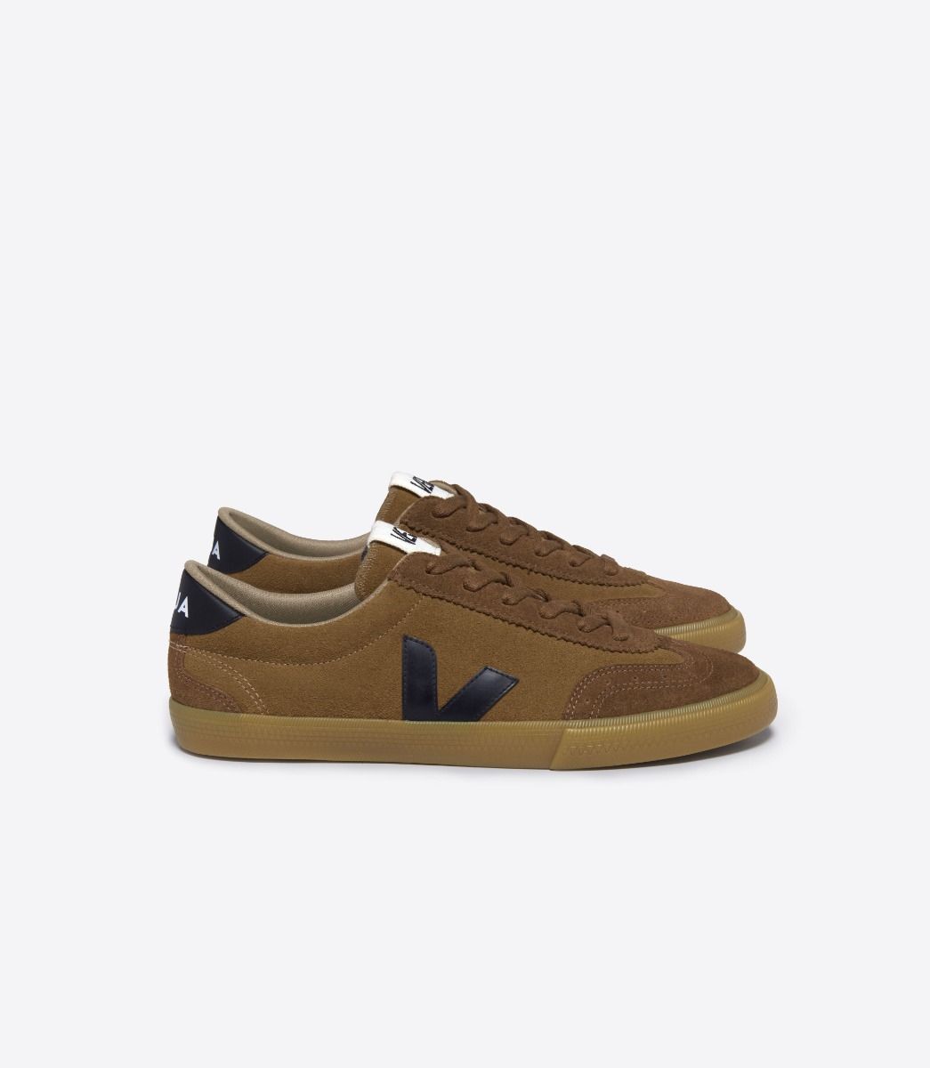 Zapatillas Veja Volley Suede Camel Mujer