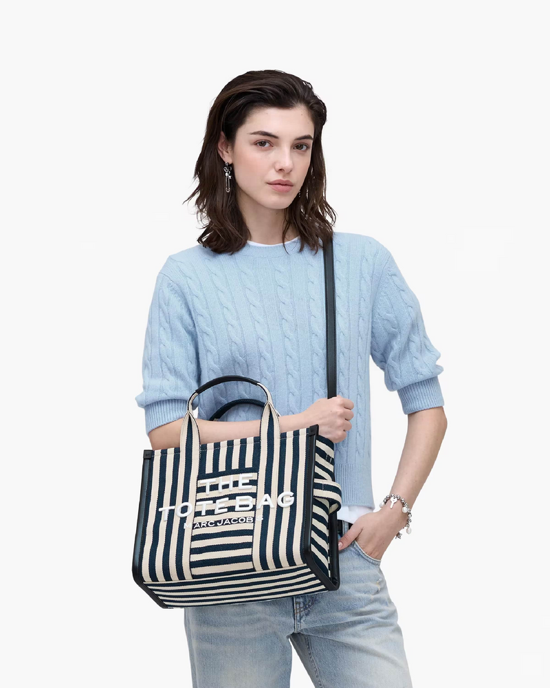 The Stripe Canvas Medium Tote Bag