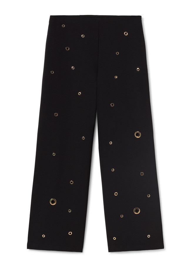 Pantalón Con Eyelets Detail
