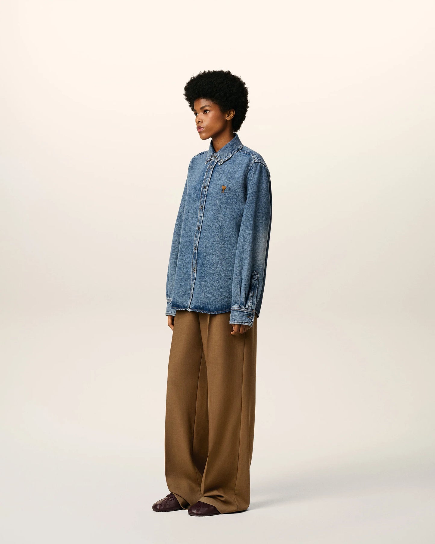 Camisa Ami De Coeur Contrasted