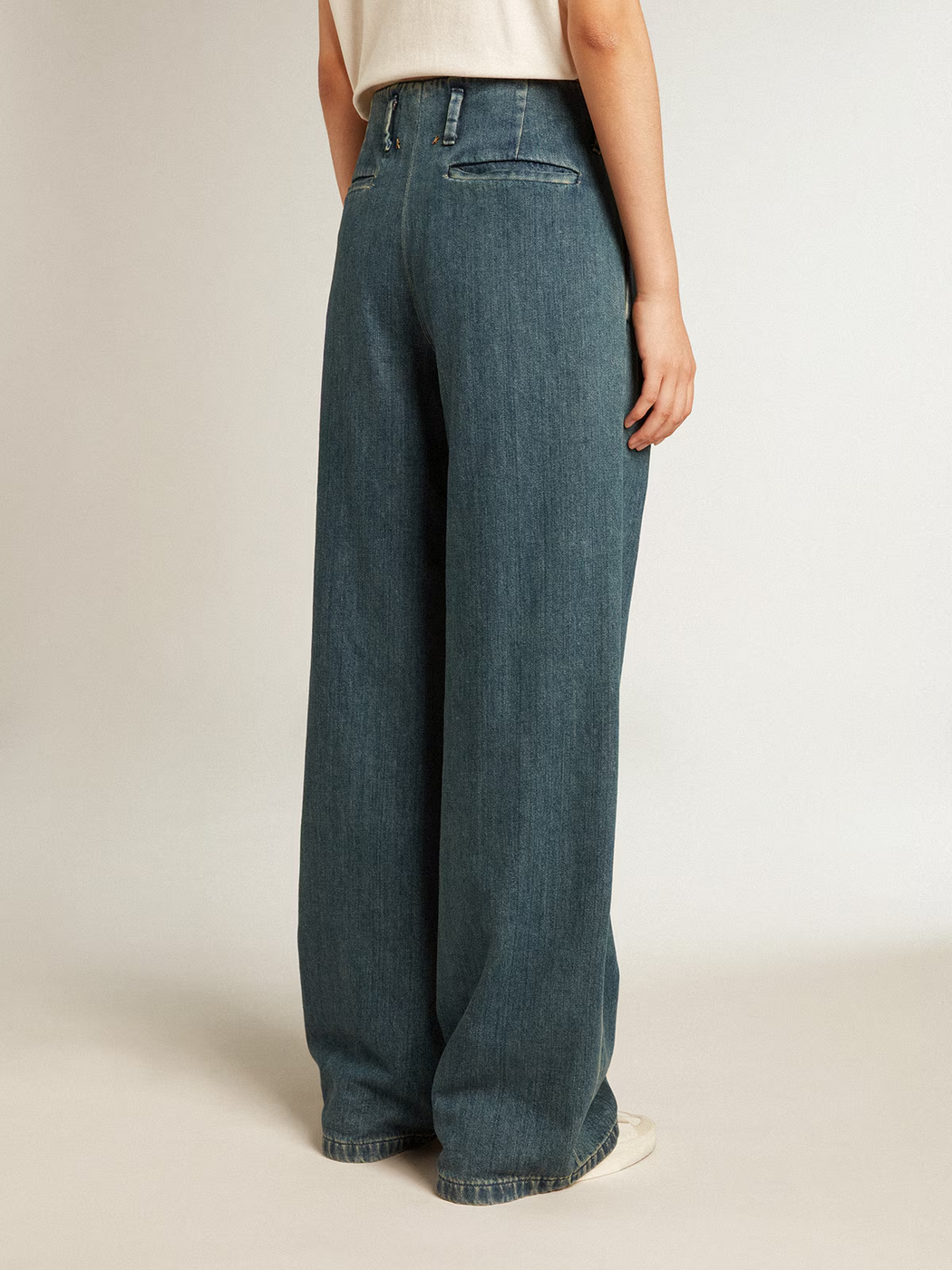 Pantalón Golden Goose Journey Wide Leg Classic Mujer