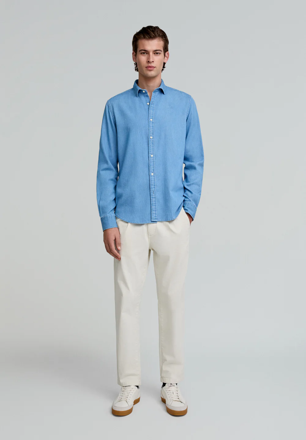 Camisa Denim Básica