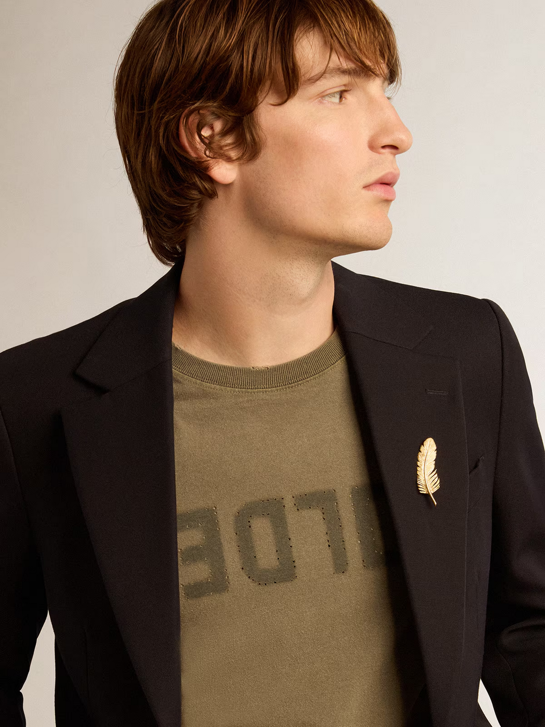 Camiseta Golden Goose Distressed Hombre