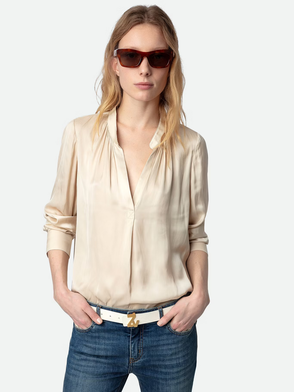 Camisa Tink Satin