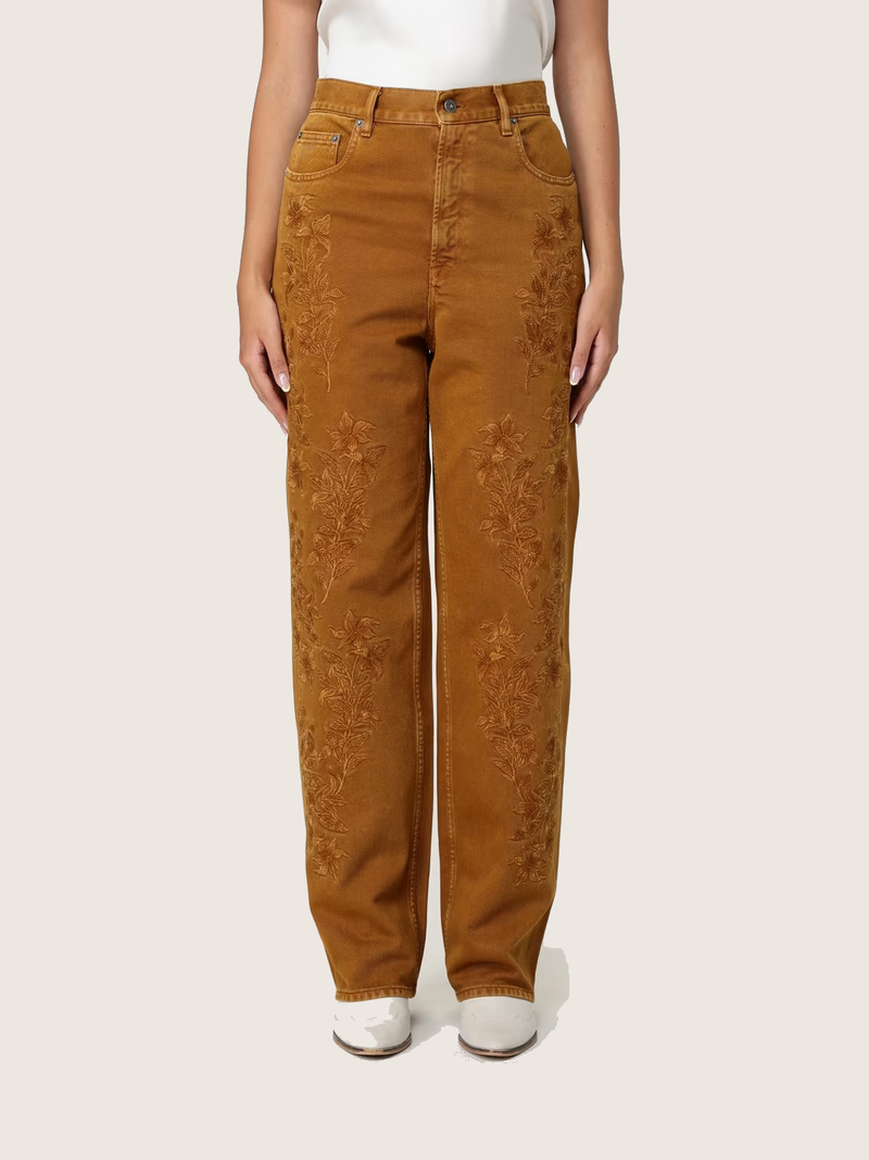Pantalón Journey Kim Flowerscotton Denim