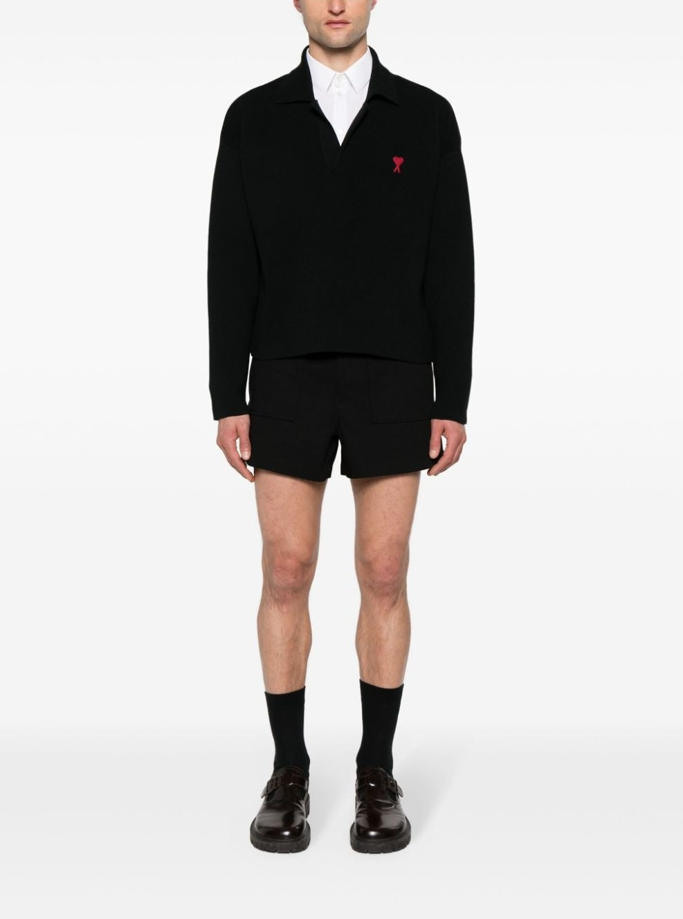Sweater Tipo Polo Ami De Coeur