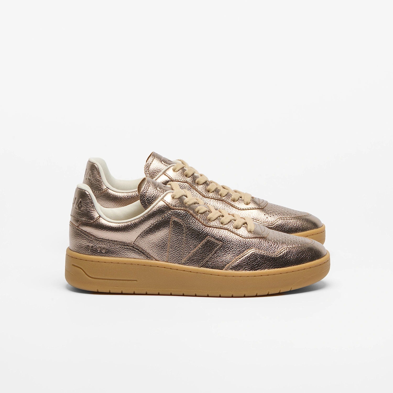 Zapatillas Veja De Mujer V-90 O.t. Leather