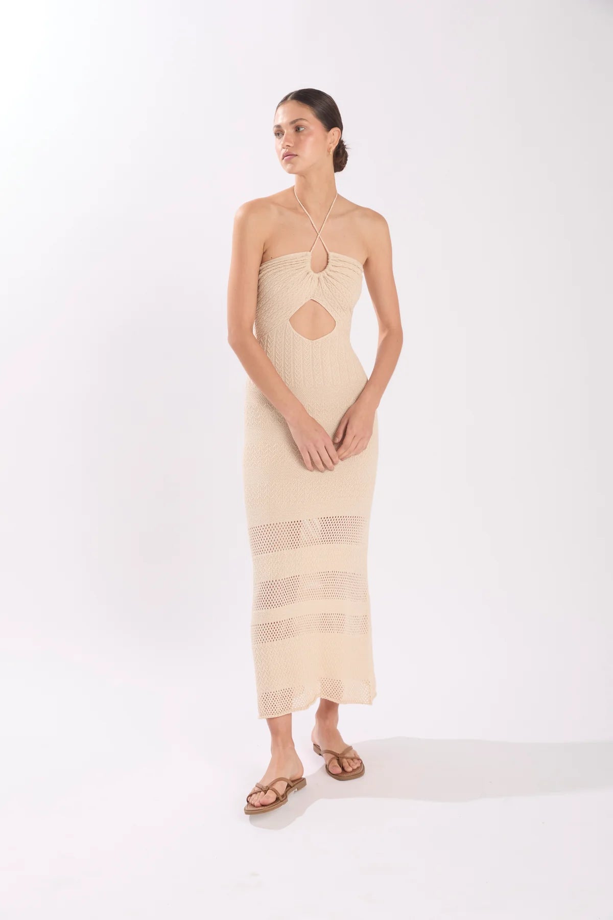 Maxi vestido Pfeiffer Macadamia