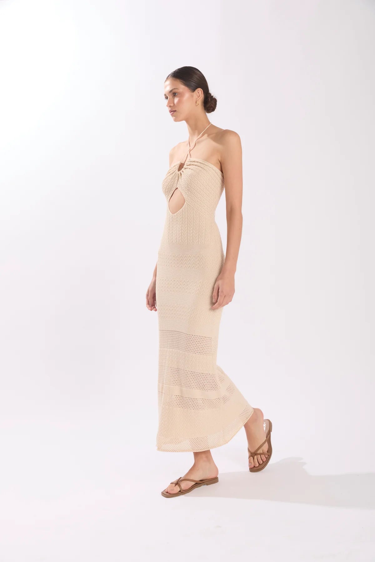 Maxi vestido Pfeiffer Macadamia