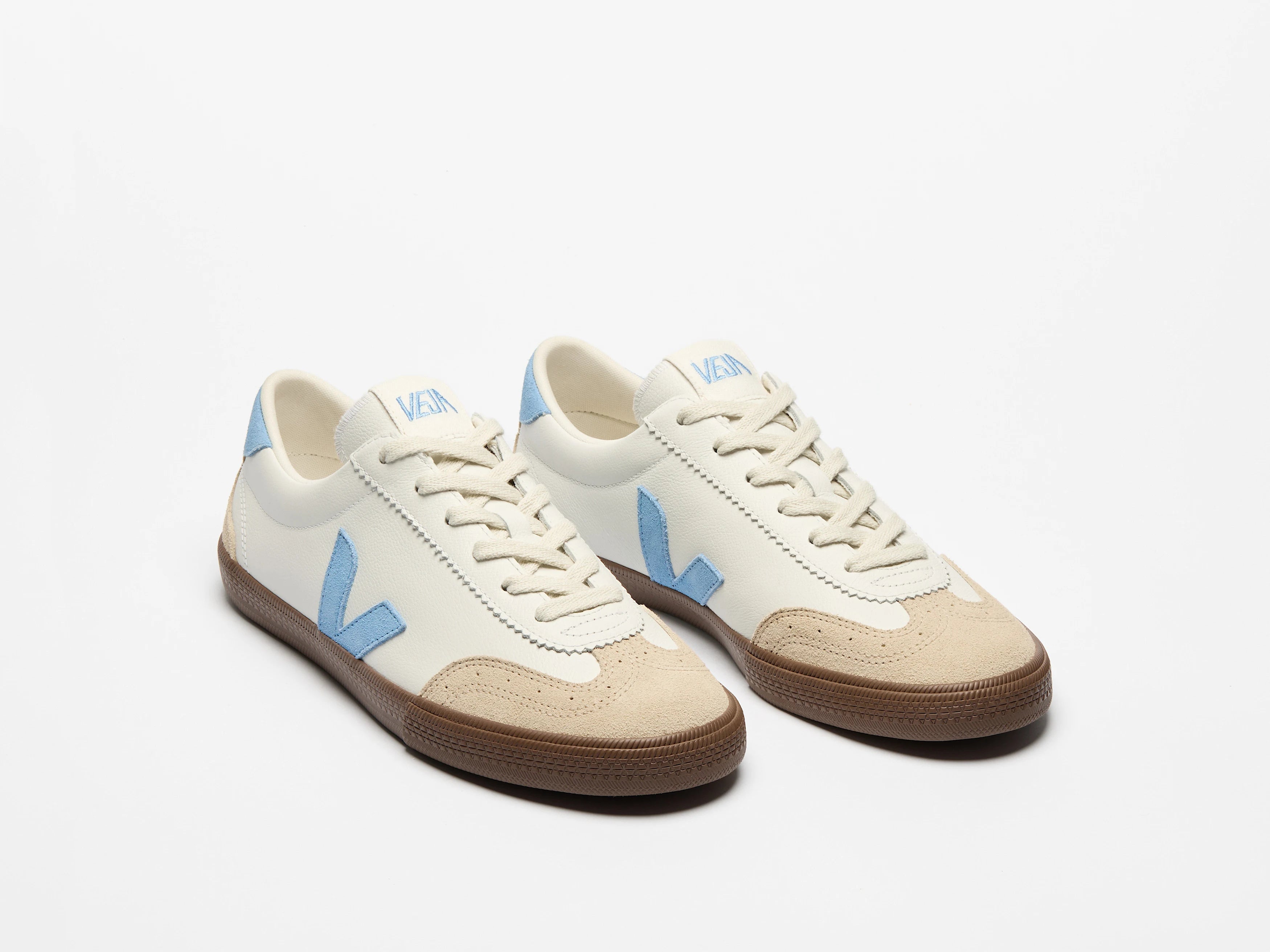 Zapatilla Veja de Mujer Volea Decuero Aqua