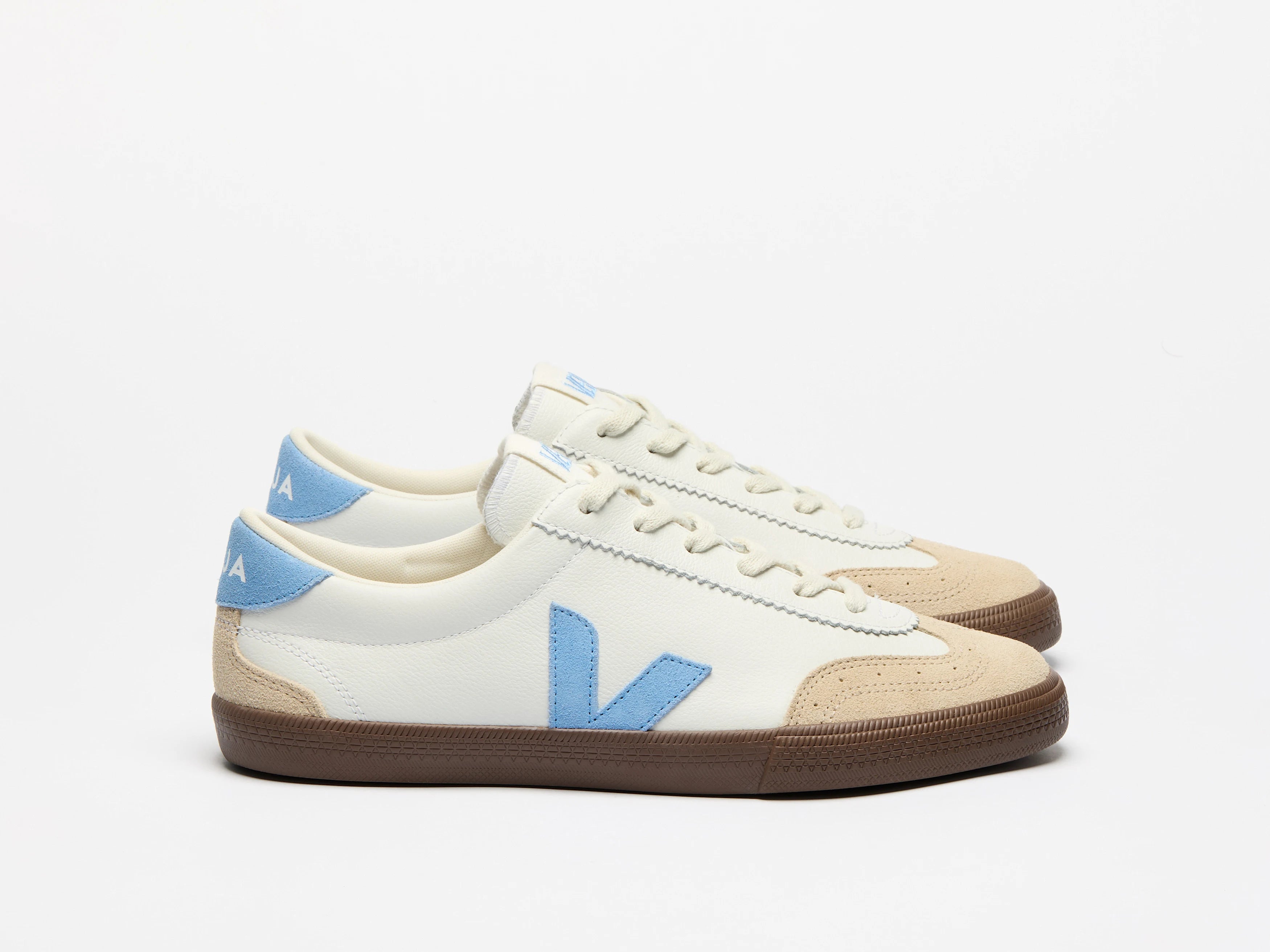 Zapatilla Veja de Mujer Volea Decuero Aqua