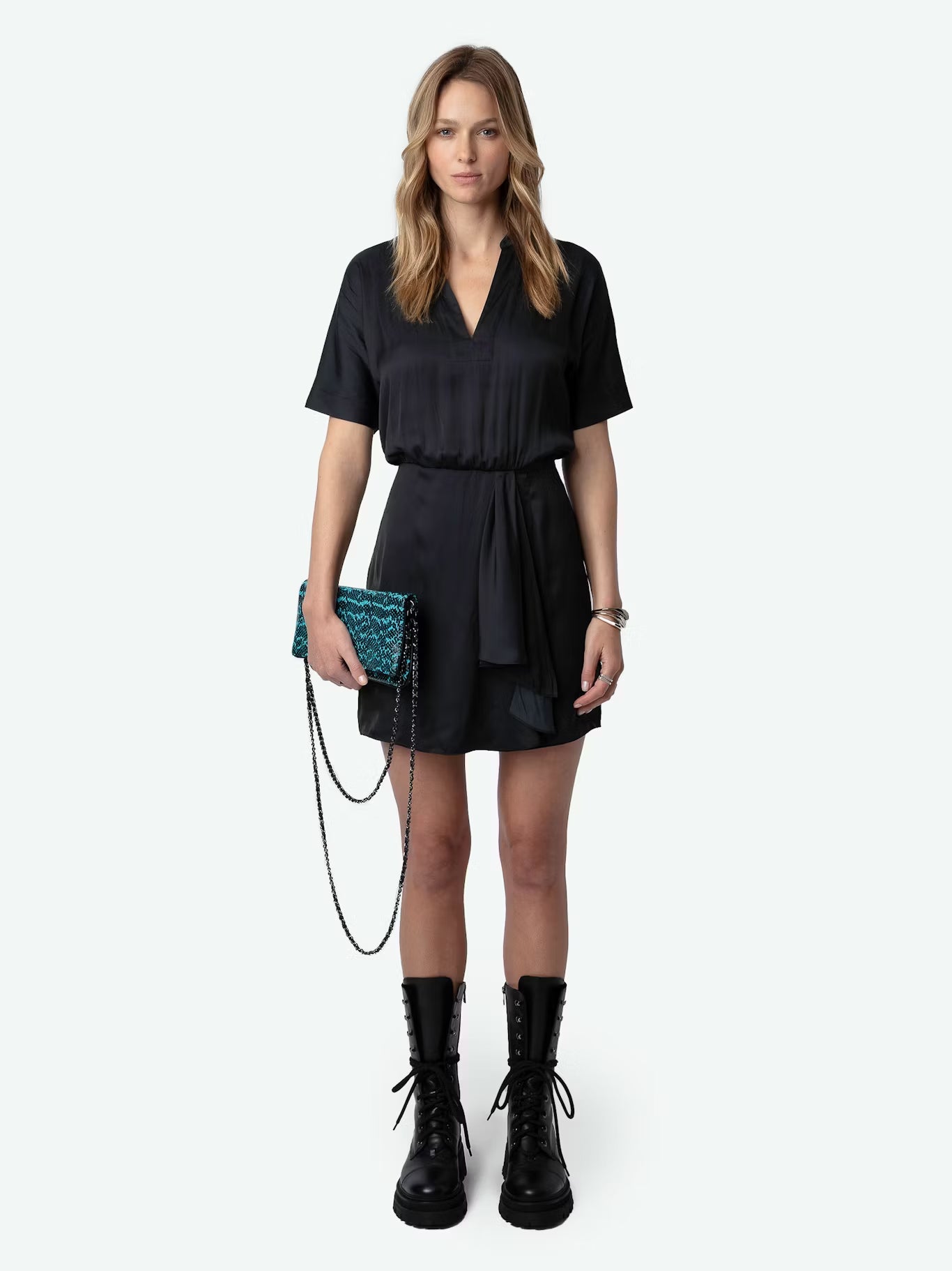 Vestido De Satén Raito
