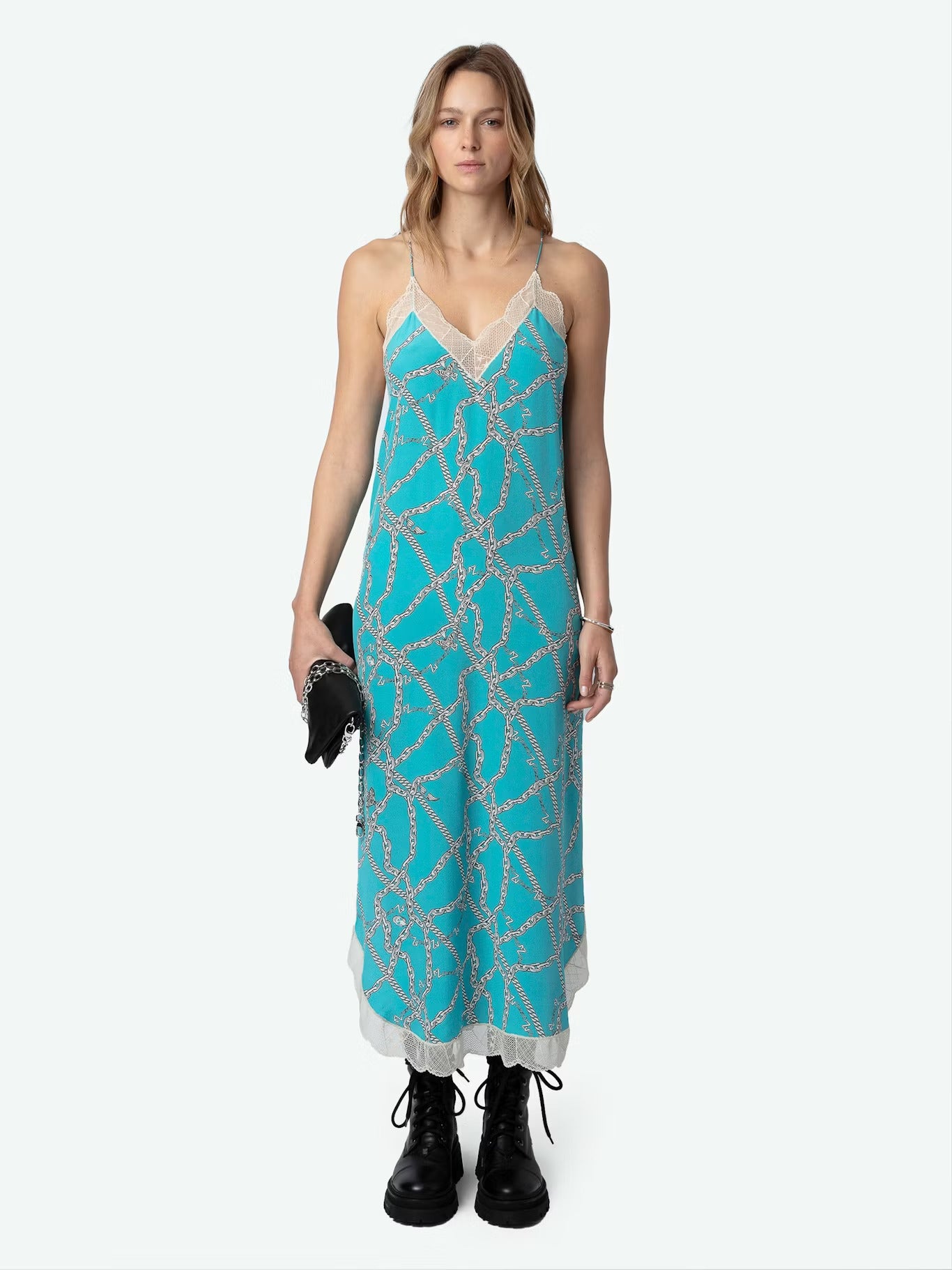 Vestido De Seda Ristyl