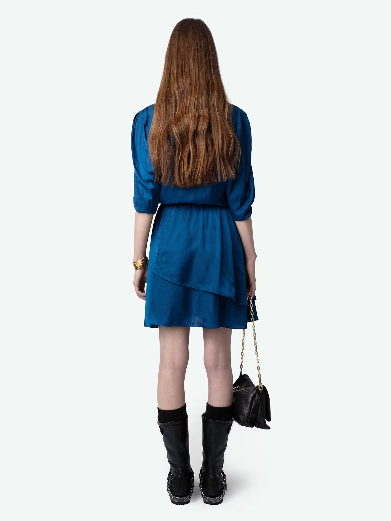 Vestido De Satén Rogers