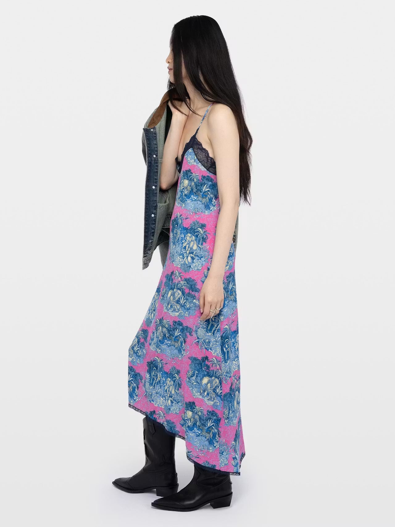 Midi Vestido Risty Smooth Wild Jungle