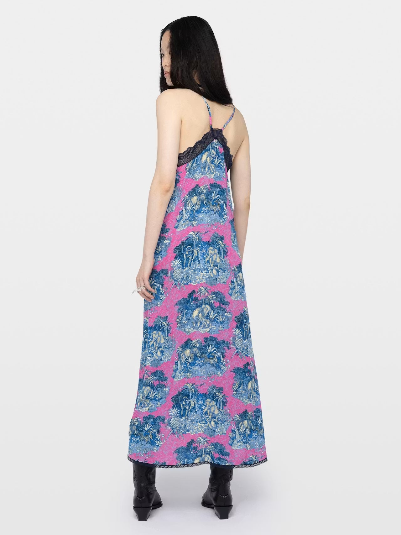 Midi Vestido Risty Smooth Wild Jungle