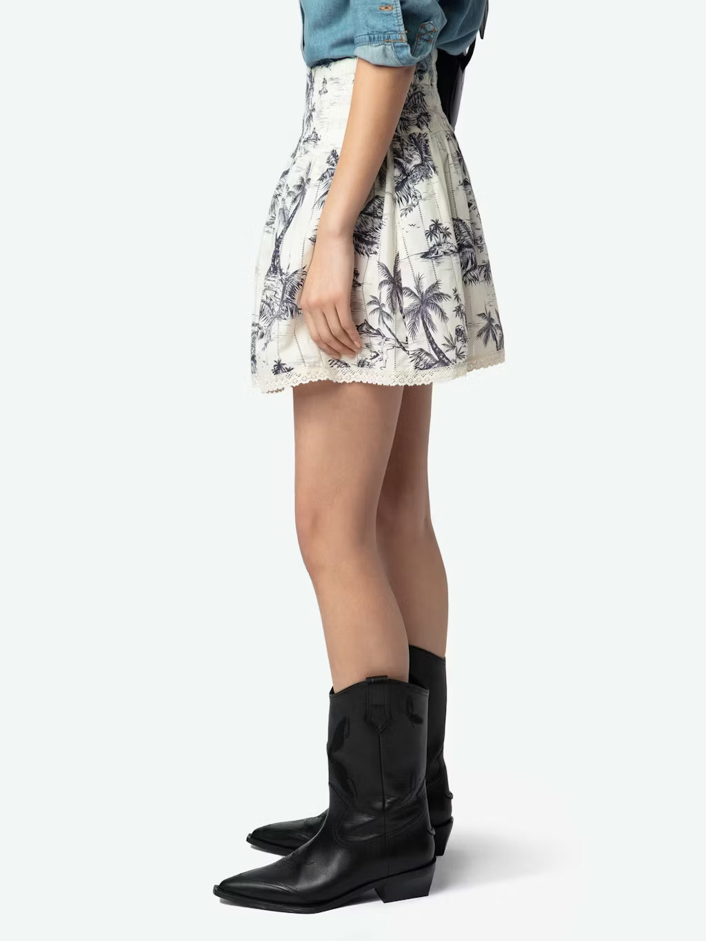 Falda Jocky Coton Tropical Island