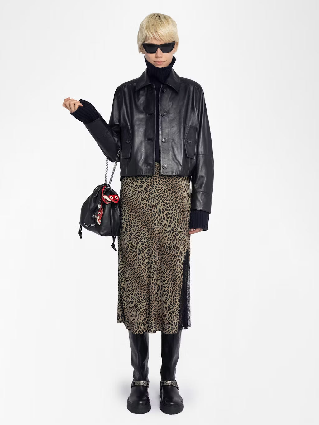 Midi Falda Jayla Soft Leo