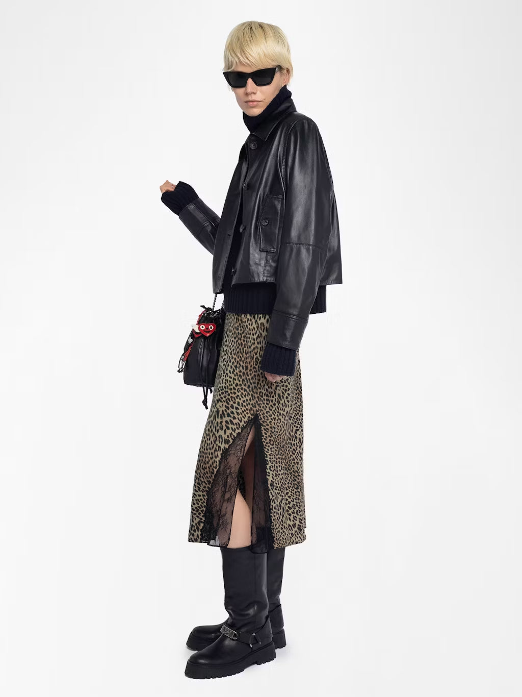 Midi Falda Jayla Soft Leo