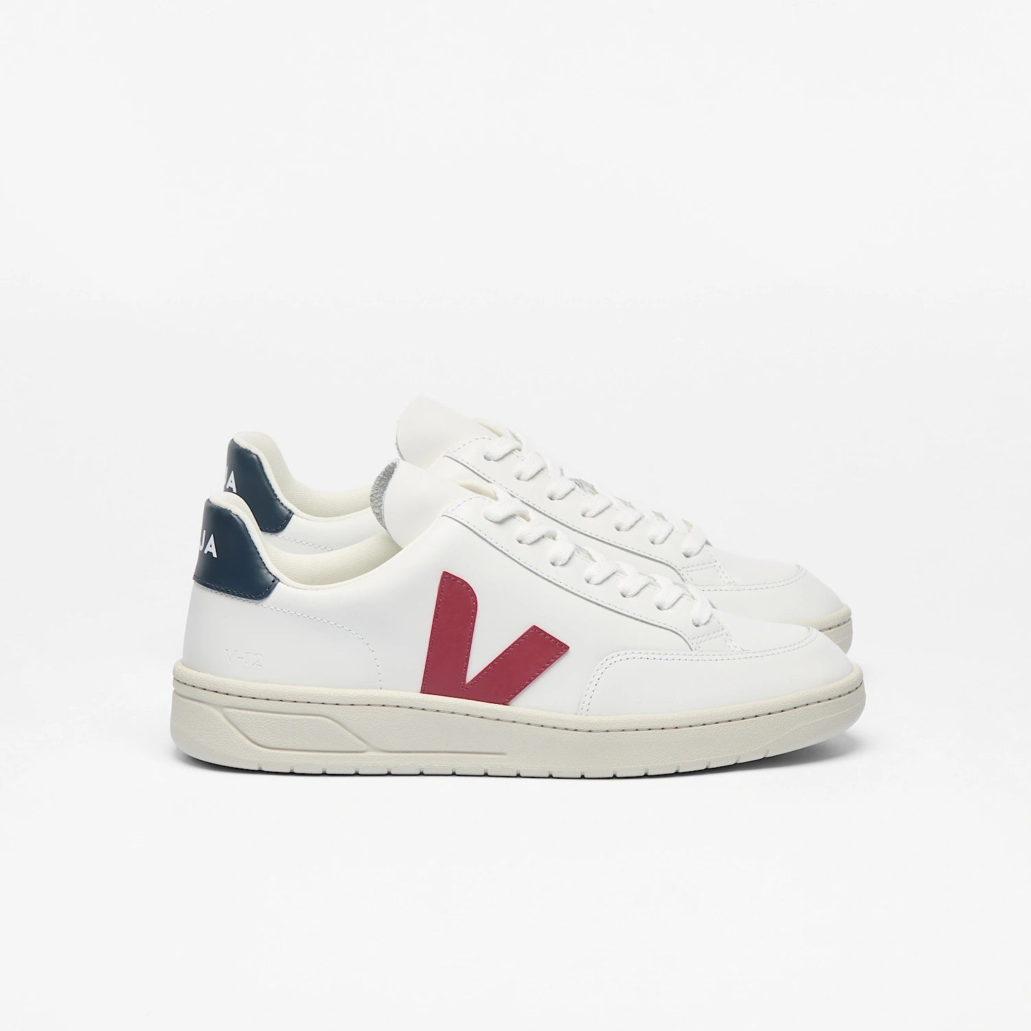 Zapatillas Veja De Mujer V-12 Marsala