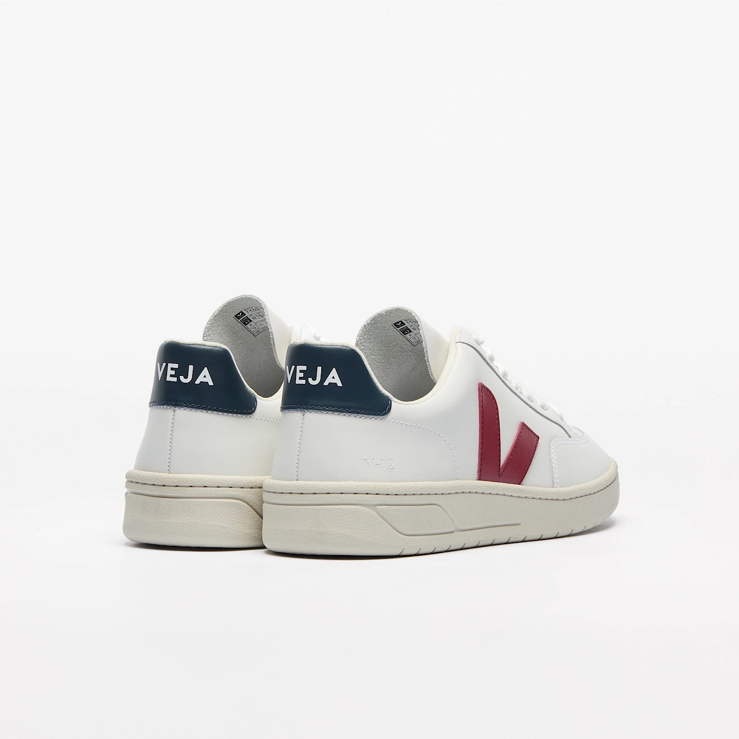 Zapatillas Veja De Mujer V-12 Marsala