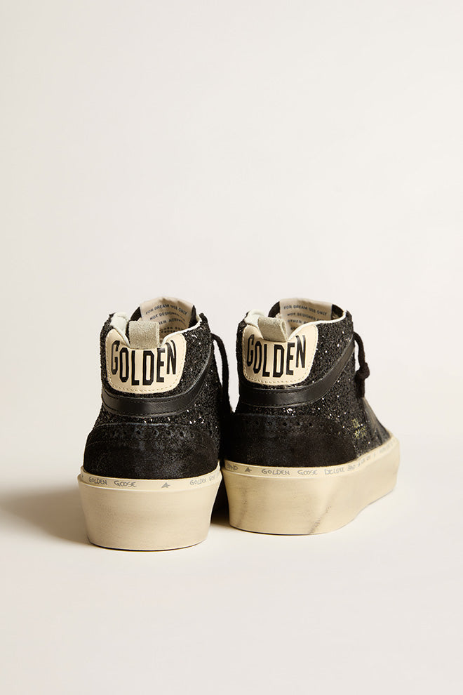 Zapatillas Golden Goose  Hi Mid Star Glitter Upper Mujer